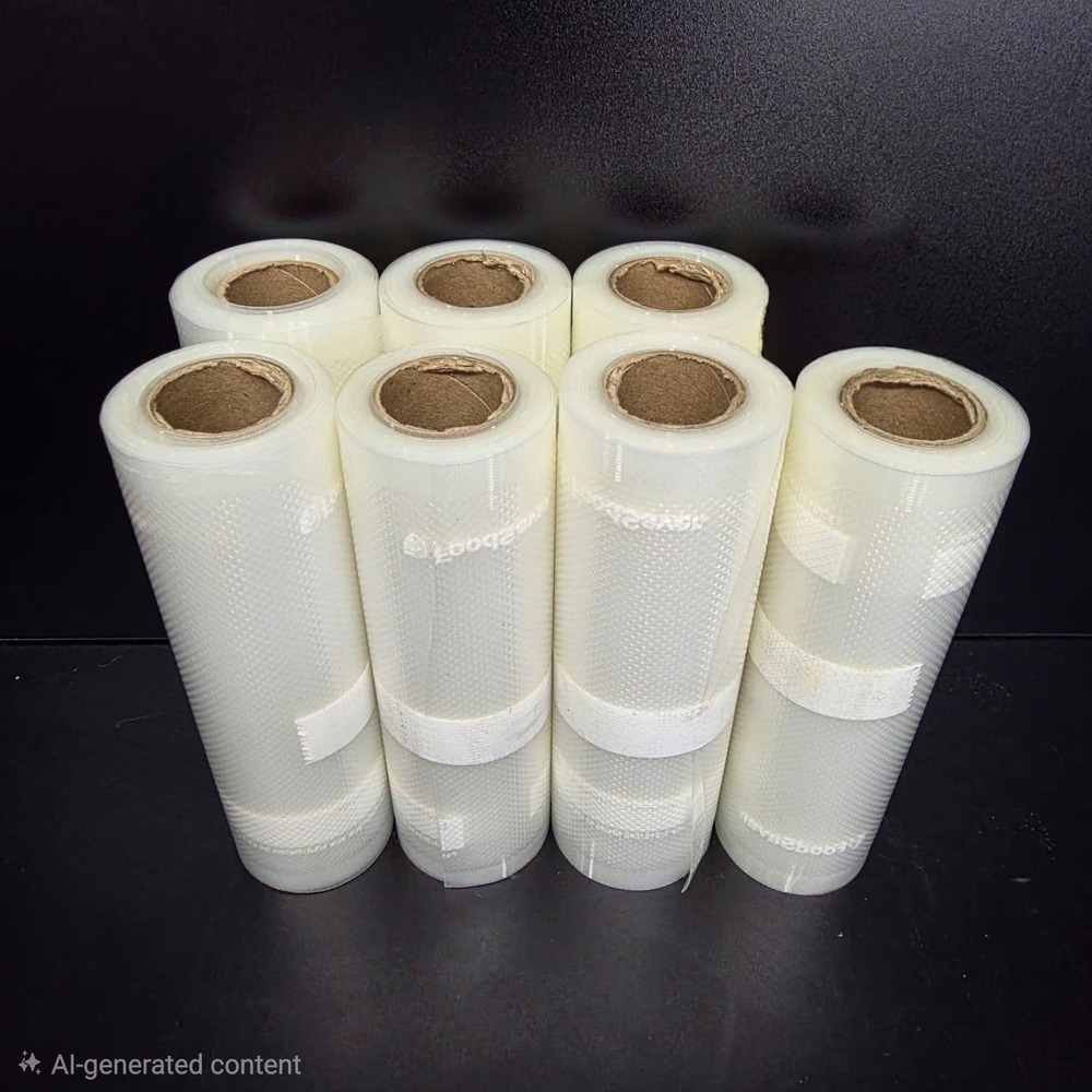 FoodSaver Vacuum Sealer Rolls 6 Inch x 10 Feet 7 Pack Clear Food Storage Bags